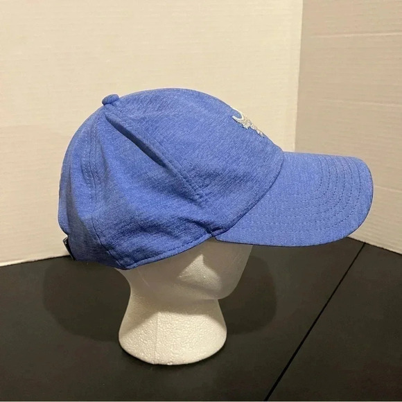 Under Armour Women's UA Strong Project Rock Adjustable Hat Cap Blue With Logo - Picture 2 of 9